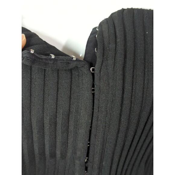 Chrissy Teigen X Revolve Black Simone Bodysuit Strapless Boned Size S - Picture 3 of 6